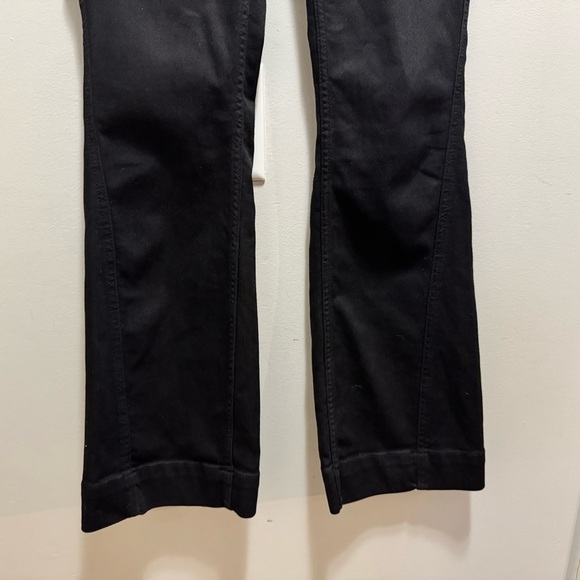 Anthropologie Pilcro & The Letterpress Black High Rise Flare Leg Pants - Picture 4 of 14